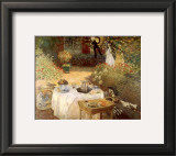 Luncheon in the Garden Print by Claude Monet