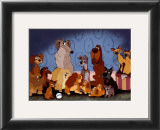 Cast of Lady and the Tramp Prints