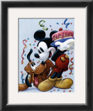 Mickey and Pluto: a Celebration with Friends Poster by Walt Disney