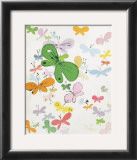 Butterflies, c.1955 (big green in middle) Posters by Andy Warhol