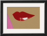 Page from Lips Book, c. 1975 Poster by Andy Warhol