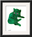 Gato verde (Green Cat, ca. 1956) Pósters por Andy Warhol