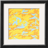 Camouflage, c.1987 (orange, yellow, blue) Posters por Andy Warhol