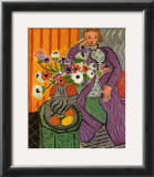 Purple Robe and Anemones 1937 Prints by Henri Matisse