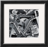 Relativity Prints by M. C. Escher