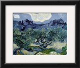 Landscape with Olive Trees Art by Vincent van Gogh