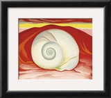 Red Hills with White Shell, c.1938 Prints by Georgia O'Keeffe