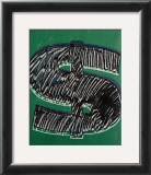 Dollar Sign, c.1981 (Black on Green) Poster por Andy Warhol Dollar Sign, c.1981 (Black on Green) Poster por Andy Warhol