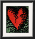 Corazón de rancho tallado en madera Posters por Jim Dine