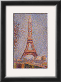 Eiffel Tower, c.1889 Print by Georges Seurat