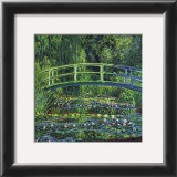 Water Lily Pond, c.1899 (blue) Art by Claude Monet
