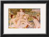 Bathers Poster by Pierre-Auguste Renoir
