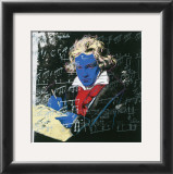 Beethoven, c.1987 (blue face) Poster by Andy Warhol