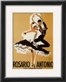 Rosario and Antonio, 1949 Poster by Paul Colin