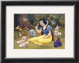 Snow White's Forest Friends Print Snow White's Forest Friends Print