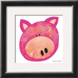 Pink Pig Prints by Susan Zulauf