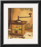 Coffee Grinder with Scenery Posters by Caroline Wiens
