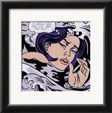 Drowning Girl Poster by Roy Lichtenstein