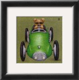 Le Bolide Vert Print by Raphaele Goisque
