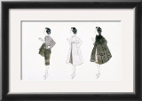 Three Female Fashion Figures, c.1959 Prints by Andy Warhol