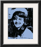Jackie, c.1964 (blue) Poster by Andy Warhol