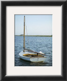 Moored in the Bay Print by Jeff Kauck