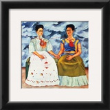 The Two Fridas, c.1939 Posters by Frida Kahlo