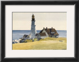 Lighthouse and Buildings, Portland Head, Cape Elizabeth, Maine, c.1927 Prints by Edward Hopper