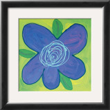 Purple Flower Print by Stephanie Bauer