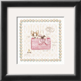 Papillon Puppy Purse Poster by Chad Barrett