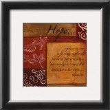 Words to Live By, Hope Posters by Debbie DeWitt