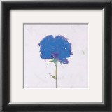 Flores Azules III (detail) Art by Llompart 
