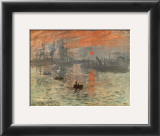 Impression, Sunrise, c.1872 Print by Claude Monet