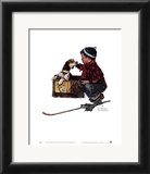 Boy Meets His Dog Prints by Norman Rockwell