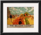 Belgian Coast Posters by Eric Michaels