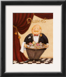 The Waiter, Dessert Posters by Daphne Brissonnet