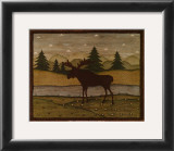 Primitive Moose Prints by Robin Betterley