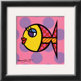 Dittie Fish Prints by Romero Britto