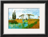 The Langlois Drawbridge Prints by Vincent van Gogh