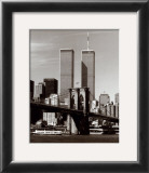 World Trade Center and Brooklyn Bridge Posters by Walter Gritsik