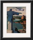 Volando hacia Río de Janeiro Poster por Paul George Lawler Volando hacia Río de Janeiro Poster por Paul George Lawler