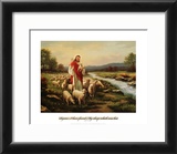 Jesus the Shepherd Prints by Myung Bo