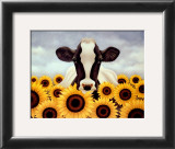 Surrounded by Sunflowers Prints by Lowell Herrero