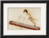 Zither Poster por Ha Van Vuong