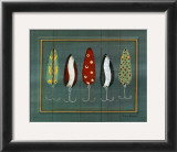 Lures and Bobbers IV Prints by Susan Clickner