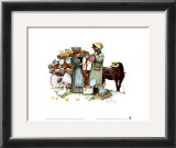 Country Pedlar Art by Norman Rockwell
