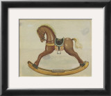 Brown Rocking Horse Posters by Catherine Becquer