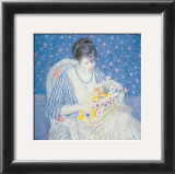 Basket of Flowers Posters by Frederick Carl Frieseke