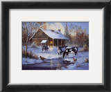 Winter Farm Posters by M. Caroselli