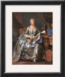 Madame Pompadour, 1755 Prints by Maurice Quentin de La Tour